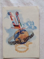 Festspiele Festivals , Salzburg , Cachet Interessant  1951 - Sonstige & Ohne Zuordnung