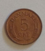 Dänemark, Year 1972, Used; 5 Öre - Denmark