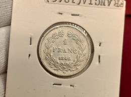 Francia France 1 Franc 1846 A Paris Km 748 Plata - Otros & Sin Clasificación