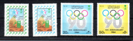 Saudi-Arabien 1984 Satz 790/91 Und 795/96 Olympische Spiele Postfrisch - Saudi Arabia