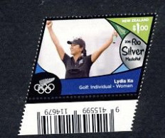 Nouvelle Zélande NZ Jeux Olympiques De Rio 2016 Lydia Ko Médaille D'argent Au Golf - Golf