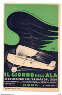1930 Roma - Il Giorno Dell'Ala - Cartolina Pubblicitaria - Marcophilie (Avions)