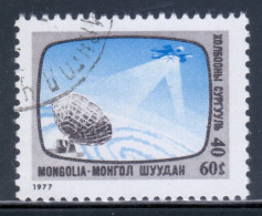 Mongolia 1977 Mi# 1098 Used - Radar And Molnya Satellite / Space - Mongolei