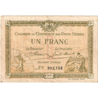 France, Niort, 1 Franc, 1916, TB, Pirot:93-8 - Chambre De Commerce