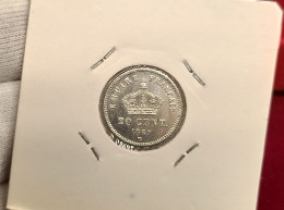 Francia France 20 Centimes 1867 BB Strasbourg Km 808 Plata - Altri & Non Classificati