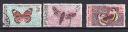NOUVELLE CALEDONIE Dispersion D'une Collection Oblitéré Used  1967 Faune Papillons - Usati