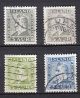 IS031 – ISLANDE – ICELAND – 1935 – MATHIAS JOCHUMSSON – SG # 216/9 USED 10 € - Oblitérés