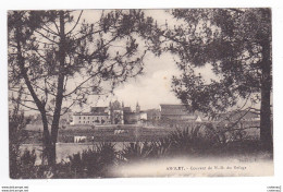 64 ANGLET Couvent De ND Du Refuge Attelage De Boeufs VOIR DOS Carte Tapée à La Machine - Anglet