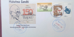 Fdc`s SUDAN 2019 INDIA 150 ANNIVERSARY MAHATMA GANDHI BIRTH #100 - Soudan (1954-...)