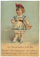 Calendario De 1877. Aux Villes De France. Publicidad De Lingerie L. Cabrol - Sonstige & Ohne Zuordnung