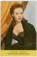 Calendario De Bolsillo Piper Laurie. Foto Universal Internacional 1956 - Otros & Sin Clasificación