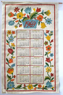 Calendario De Pared De Tela. 1969. Marca Victory (Poland) - Otros & Sin Clasificación