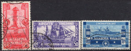 Italia U  280/282 (o) Usado 1931 - Used