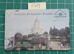 PORTUGAL PHONECARD USED PTo69 SAMEIRO SURCH - Portogallo