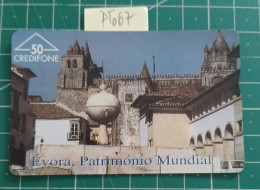 PORTUGAL PHONECARD USED PTo67 ÉVORA SURCH - Portugal