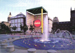 ATLANTA, GEORGIA, COCA COLA, ARCHITECTURE, FOUNTAIN, UNITED STATES, POSTCARD - Atlanta