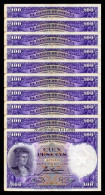 España Spain Lote 10 Billetes 100 Pesetas Gran Capitán 1931 Pick 83 Bc/Mbc F/Vf - 100 Pesetas