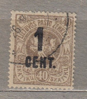 LITHUANIA 1922 Overprinted Used(o) Mi 146 CV12EUR #632 - Litauen