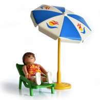 Playmobil Chica Con Sombrilla - Playmobil