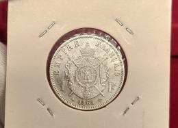 Francia France 1 Franc 1868 A Paris Km 806 Plata - Otros & Sin Clasificación