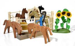 Playmobil. Abrevadero Con Caballos - Playmobil