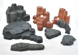 Playmobil. Lote De Plataformas Bases Rocas Escenario. 9 Piezas - Playmobil