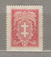 LITHUANIA 1929 Double Cross MH(*) Mi 289 CV6EUR #633 - Litauen