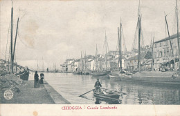 2h.313  CHIOGGIA - Venezia - Canale Lombardo - 1908 (Ambulante Chioggia - Rovigo) - Chioggia