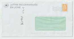 7640 PAP Prêt à Poster Lettre Recommandée En Ligne Yseult Yz Registered PEFC 10-31-1736 RECOMMANDE - Prêts-à-poster:  Autres (1995-...)