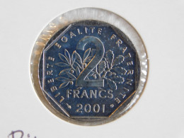 France 2 Francs 2001 BU SEMEUSE, NICKEL (856) - 2 Francs