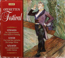 Strauss, Kálmán, Franz Lehár - Operetten Festival. 5 X CD - Classica