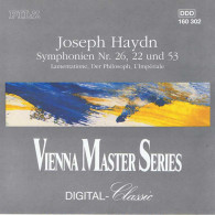 Joseph Haydn. Simphonyen Nr. 26, 22 Und 53. Vienna Master Series. CD - Classique
