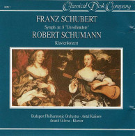 F. Schubert. R. Schumann - Symph. No. 8 Unvollendete. Klavierkonzert. CD - Clásica