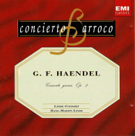 Concierto Barroco. G. F. Haendel - Concerto Grossi Op. 3. CD - Classical