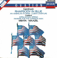George Gershwin, Aaron Copland - Ovation. CD - Clásica