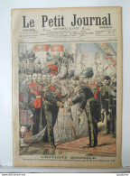 Le Petit Journal N°770 – 20 Août 1905 –l’amiral Caillard Et Officiers Français Le Roi Edouard VII – Vaccination Variole - Le Petit Journal
