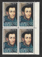 SE)1972 MEXICO, FRAY PEDRO DE GANTE BY RODRIGUEZ Y ARANGORTI 2P SCTC409, B/4 MNH - Mexico