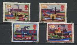 STAMPS - 1993 INLAND WATERWAYS SET VFU - Used Stamps