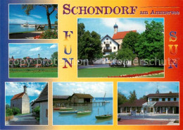 73227336 Schondorf Ammersee Bootshaus Kirche Schondorf Ammersee - Zu Identifizieren