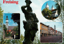 73227329 Freising Oberbayern Brunnenfigur Kirchen Freising Oberbayern - Freising