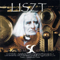 Liszt - Les Preludes. Hungarian Rhapsody No. 2. Love Dream No. 3. Tasso. CD - Clásica