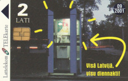 Latvia, D-051, Batteries, 2 Scans. - Latvia