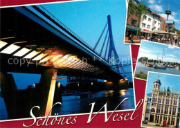 73227244 Wesel Rhein Bruecke Hafen Wesel Rhein - Wesel
