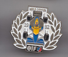 Pin's World Champion 1992 Elf F1 Réf 4159 - Automobile - F1