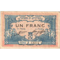 France, Valence, 1 Franc, 1915, TB+, Pirot:127-7 - Chamber Of Commerce
