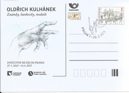 CDV PM 104 Czech Republic O. Kulhanek Exhibition In The Post Museum 2015 - Moderne