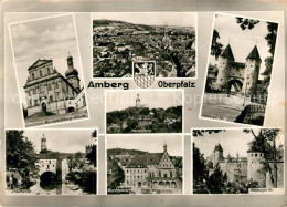 73227083 Amberg Oberpfalz Mariahilfbergkirche Stadtbrille Marktplatz Nabburger T - Amberg