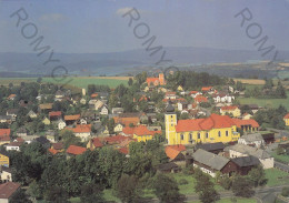 CARTOLINA  C1 WIESAU,TIRSCHENREUTH,BAYERN,GERMANIA-BLICK AUF PFARRKIRCHE UND STEINWALD-VIAGGIATA 1995 - Tirschenreuth