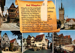 73226988 Bad Wimpfen Motive Altstadt Fachwerkhaeuser Turm Chronik Bad Wimpfen - Bad Wimpfen