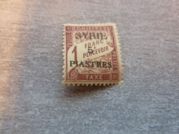 Taxe - Syrie - 5pi. S. 1f. - Yt 26 - Lilas-brun S. Paille - Neuf - Année 1924 - - Strafport